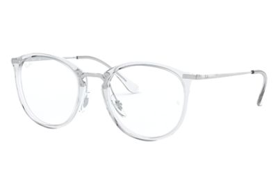 ray ban transparent eyeglasses