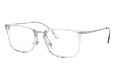 ray bans clear frame glasses