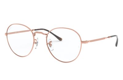 ray ban rose gold eyeglasses