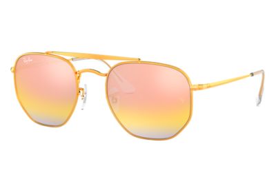 Rayban Ray Ban Marshal Unisex Sunglasses Lenses Roze Frame Brons Koper Rb3648 9001I1 51 21 rayban kopen in de aanbieding