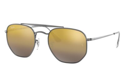 Rayban Ray Ban Marshal Unisex Sunglasses Lenses Bruin Frame Staalgrijs Rb3648 004I3 51 21 rayban kopen in de aanbieding