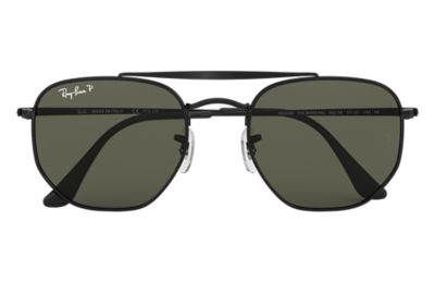 Ray Ban Marshal Rb3648 Black Metal Green Polarized Lenses 0rb3648002 5851 Ray Ban Usa