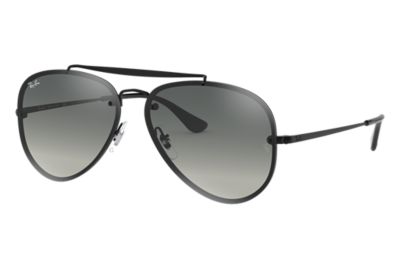 all black ray ban aviators