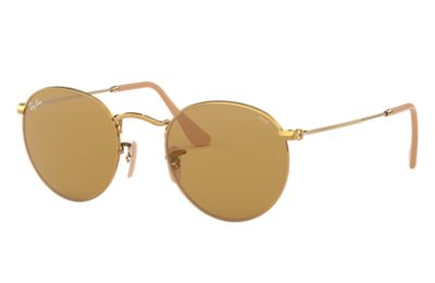 Ray-Ban Round Washed Evolve RB3447 Gold 