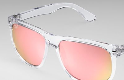pink see through sunglasses