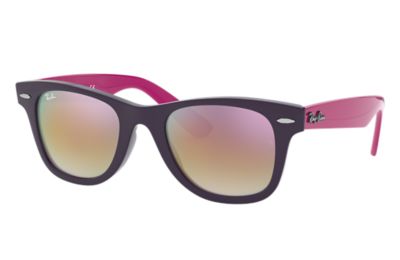 ray ban purple frame sunglasses