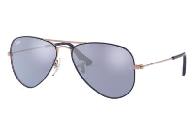 ray ban aviator bleu