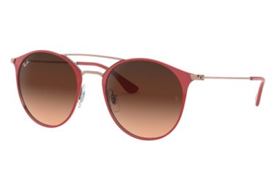 Rayban Ray Ban Rb3546 Unisex Sunglasses Lenses Roze Frame Brons Koper 907271 52 20 rayban kopen in de aanbieding