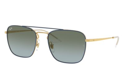 Rayban Ray Ban Rb3588 Unisex Sunglasses Lenses Groen Frame Goud 9062I7 55 19 rayban kopen in de aanbieding