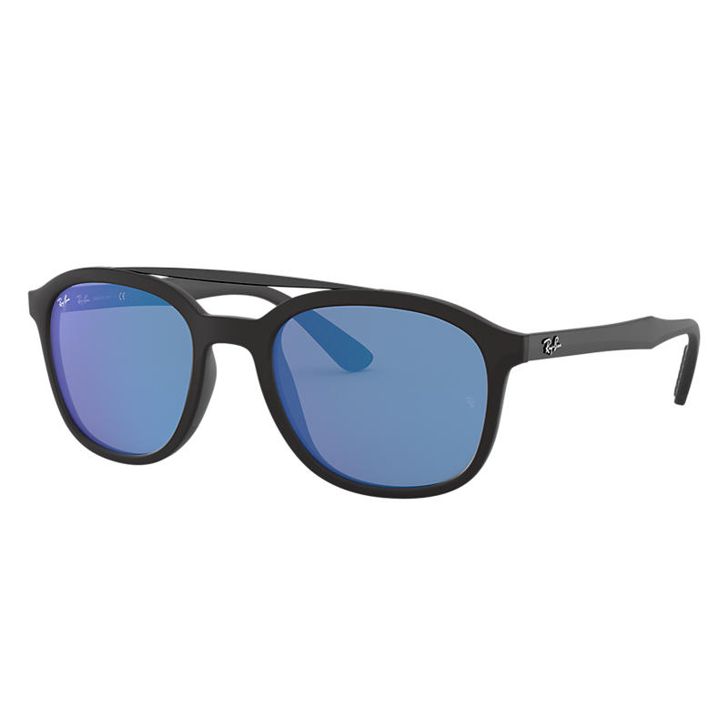Ray Ban Rb4290 Homme Sunglasses Verres: Bleu, Monture: Noir - RB4290 601S55 53-21