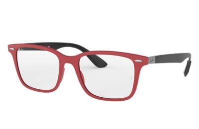 red ray ban prescription glasses