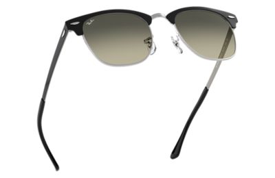 Ray Ban Clubmaster Metal Rb3716 Black Metal Grey Lenses 0rb Ray Ban Uk