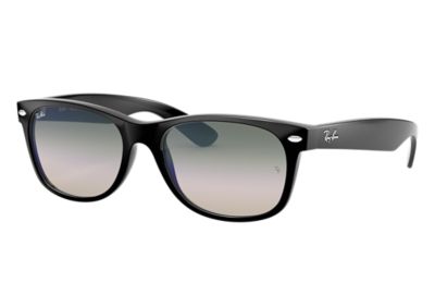 ray ban wayfarer black and clear