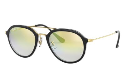 Rayban Ray Ban Rb4253 Unisex Sunglasses Lenses Geel Frame Goud 6052Y0 53 21 rayban kopen in de aanbieding