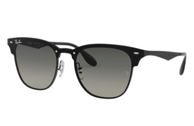 Ray Ban Blaze Clubmaster Rb3576n Black Metal Violet Blue Lenses 0rb3576n153 7v47 Ray Ban Usa