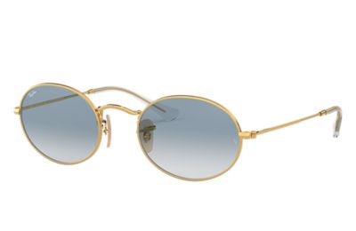 ray ban oval sunglasses black