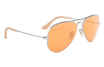 ray ban aviator orange