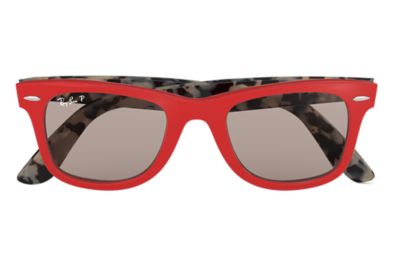 ray ban red glasses