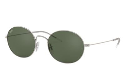 Rayban Ray Ban Beat Unisex Sunglasses Lenses Groen Frame Zilver Rb3594 911671 53 20 rayban kopen in de aanbieding