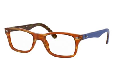 ray ban glasses tortoise and blue