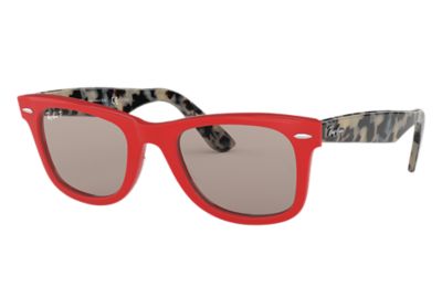 ray ban red tortoise