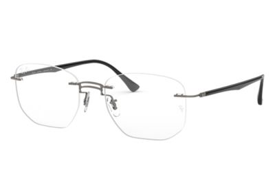 ray ban titanium glasses
