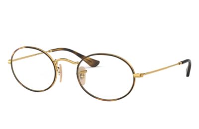oval gold frame glasses