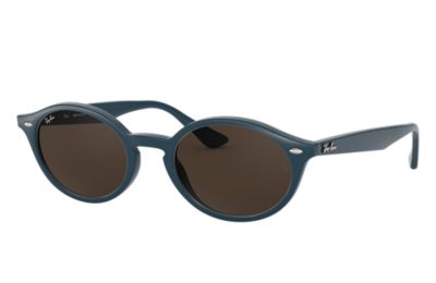 Rayban Ray Ban Rb4315 Unisex Sunglasses Lenses Bruin Frame Blauw 638073 51 21 rayban kopen in de aanbieding