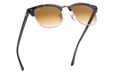 Ray Ban Clubmaster Fleck Rb3016 Gevlekt Bruin En Blauw Acetaat Lichtbruin Brillenglazen 0rb Ray Ban Nederland