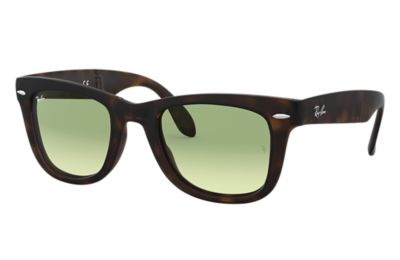 ray ban wayfarer tortoise green