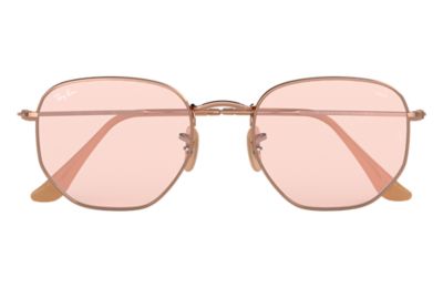 ray ban hexagonal evolve pink