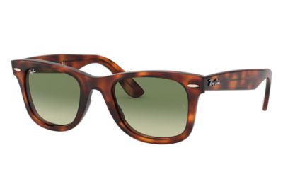 Rayban Ray Ban Wayfarer Ease Unisex Sunglasses Lenses Groen Frame Tortoise Rb4340 63974M 50 22 rayban kopen in de aanbieding