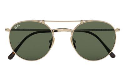 round titanium ray ban