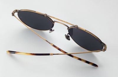 round titanium ray ban