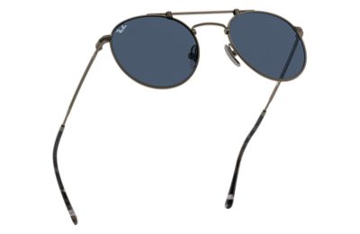 round titanium ray ban