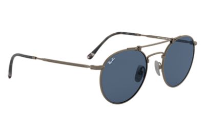 round titanium ray ban