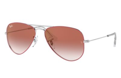 ray ban aviator junior size