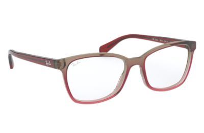 ray ban burgundy frames