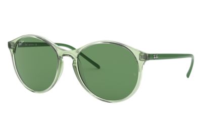 Rayban Ray Ban Rb4371 Unisex Sunglasses Lenses Groen Frame 64022 55 18 rayban kopen in de aanbieding