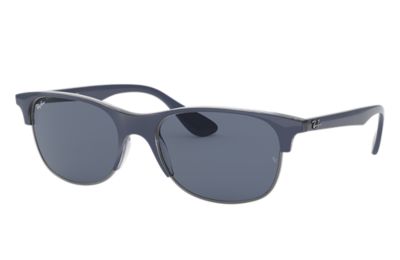 Rayban Ray Ban Rb4319 Unisex Sunglasses Lenses Blauw Frame 640780 55 18 rayban kopen in de aanbieding