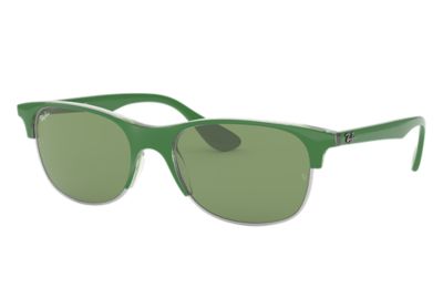 Rayban Ray Ban Rb4319 Unisex Sunglasses Lenses Groen Frame 64102 55 18 rayban kopen in de aanbieding