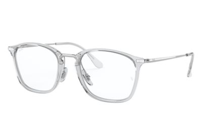 transparent prescription glasses