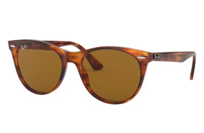 Ray-Ban Wayfarer Ii Classic RB2185 Striped Havana - Acetate - Brown ...