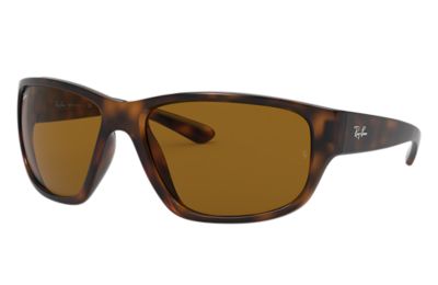 Rayban Ray Ban Rb4300 Unisex Sunglasses Lenses Bruin Frame Tortoise 71033 63 18 rayban kopen in de aanbieding