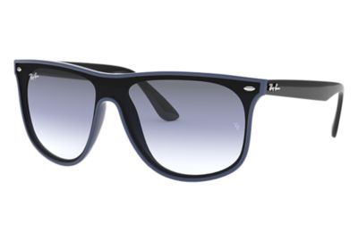 Rayban Ray Ban Blaze Rb4447N Unisex Sunglasses Lenses Blauw Frame Zwart 64170S 01 38 rayban kopen in de aanbieding