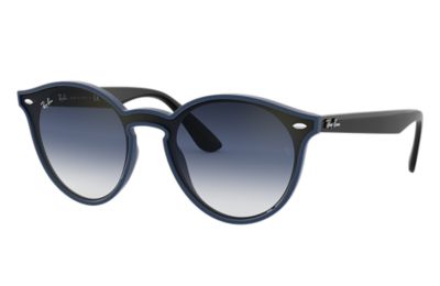 Rayban Ray Ban Blaze Rb4380N Unisex Sunglasses Lenses Blauw Frame Zwart 64170S 01 37 rayban kopen in de aanbieding