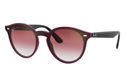 Rayban Ray Ban Blaze Rb4380N Unisex Sunglasses Lenses Rood Frame Zwart 64180T 01 37 rayban kopen in de aanbieding