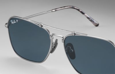 ray ban caravan silver