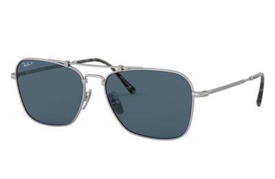 Ray Ban Caravan Titanium Rb8136m Silver Titanium Blue Polarized Lenses 0rb8136m Ray Ban Hongkong