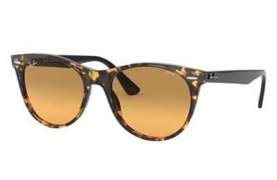 Ray Ban Wayfarer Ii Evolve Rb2185 Havana Gelb Azetat Glaser